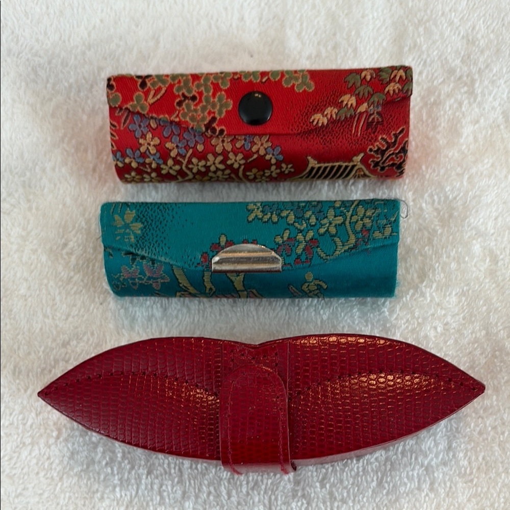 Floral Lipstick Cases Set